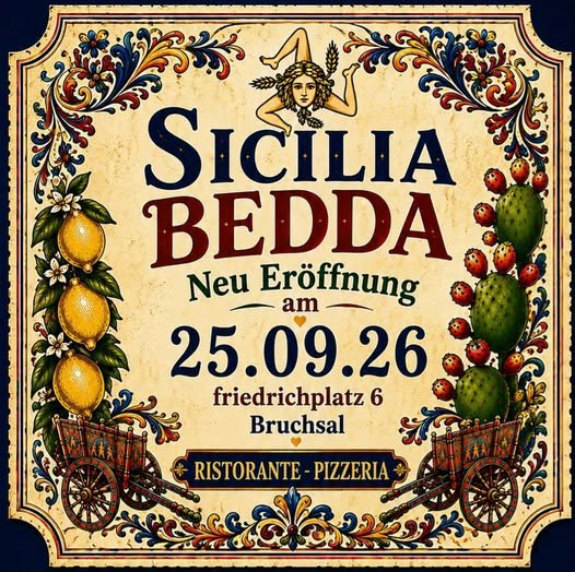 Sicilia Bedda – sizilianisches Restaurant in Bruchsal